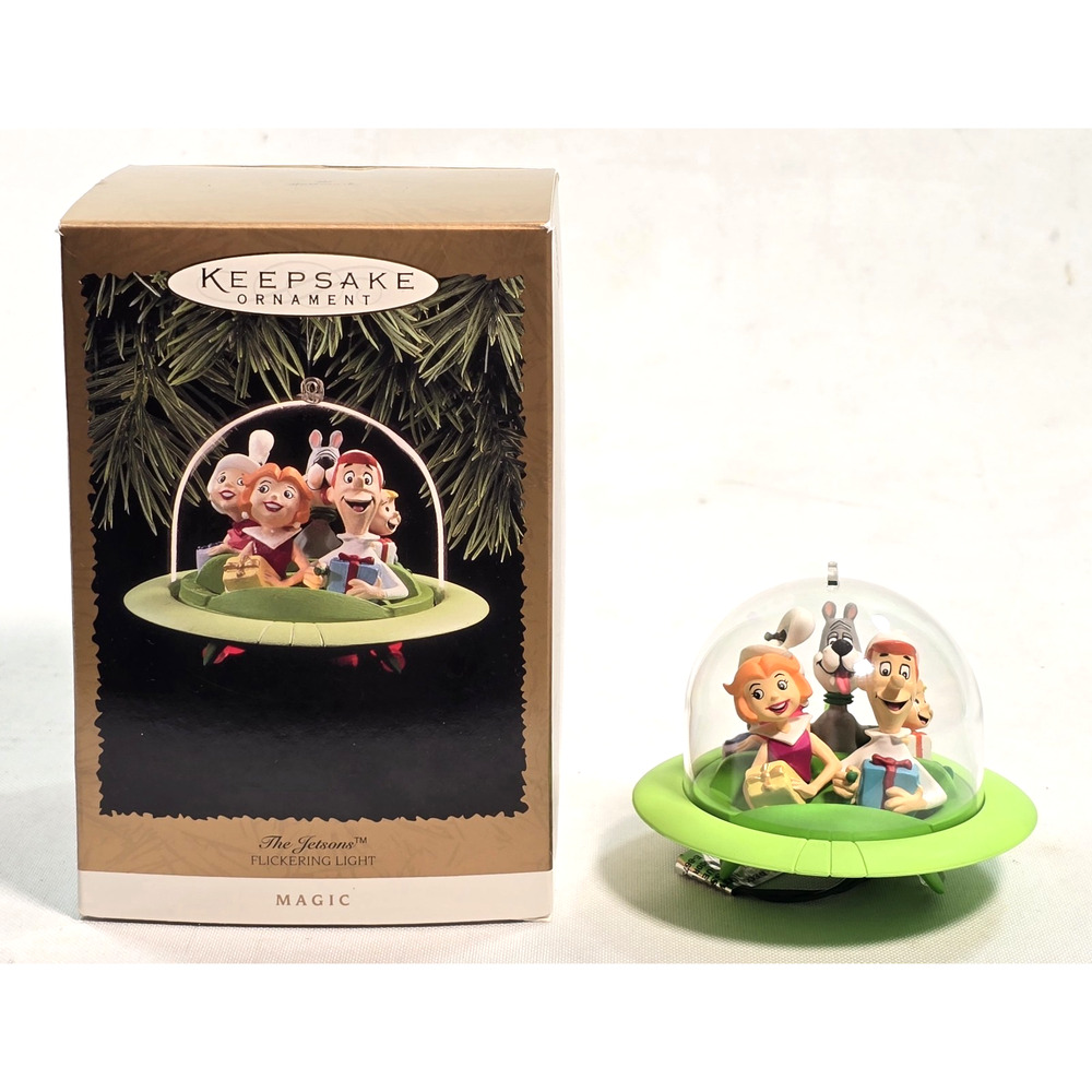 VTG Hallmark Keepsake 1996 THE JETSONS Magic Ornament Flickering Light QLX7411 - Picture 5 of 13